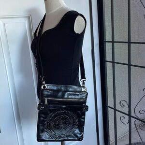Patricia Nash Francesca Leather Crossbody, Wore once